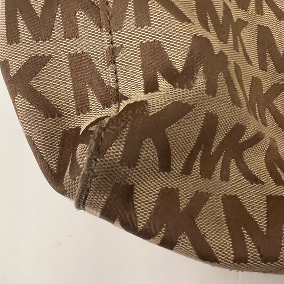 Michael Kors Tan Monogram Tote - Picture 3 of 14